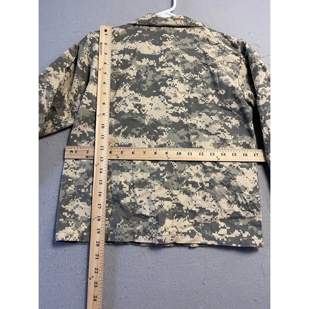 Unbranded Military Jacket Ripstop Digital Camo Green Tan Large Boys